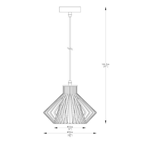 Lampa wisząca A8080-BK Zuma Line Dolia