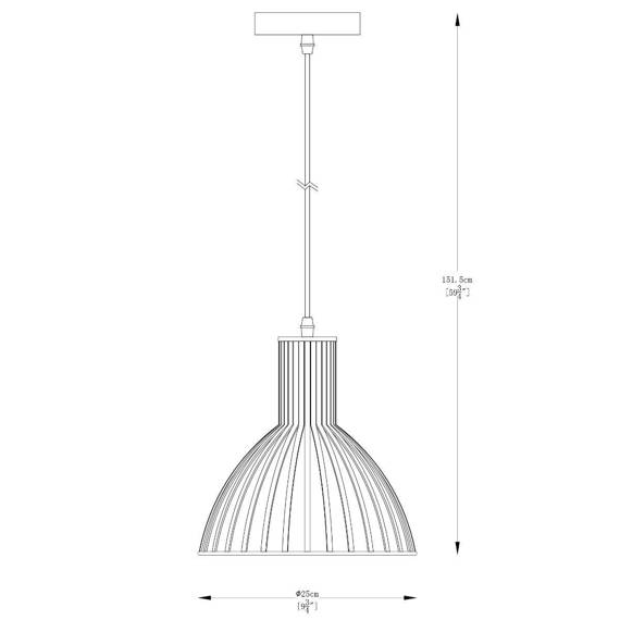 Lampa wisząca A8082-GLD Zuma Line Dolia