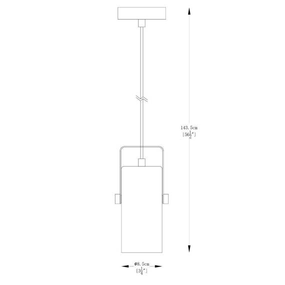 Lampa wisząca A8165-1 Zuma Line Resi