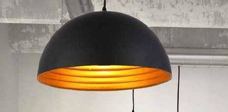 Lampa wisząca AZzardo Modena AZ1394 BK/GO