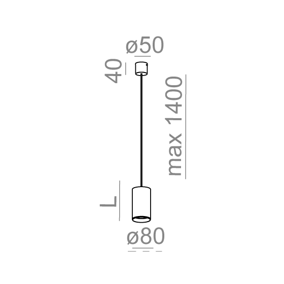 Lampa wisząca Aqform Pet next maxi LED zwieszany 59774-M930-F1-00-13 Biały