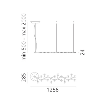 Lampa wisząca Artemide Led Net line 1578050A