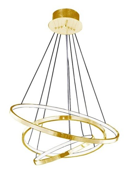 Lampa wisząca Azzardo Wheel 3 złota