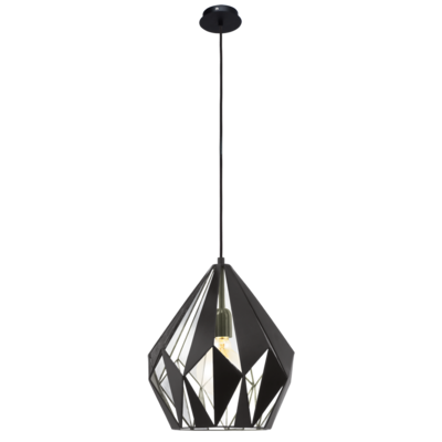 Lampa wisząca Eglo CARLTON 1 49255 kolor czarny