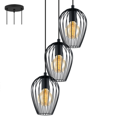 Lampa wisząca Eglo Newtown 49479