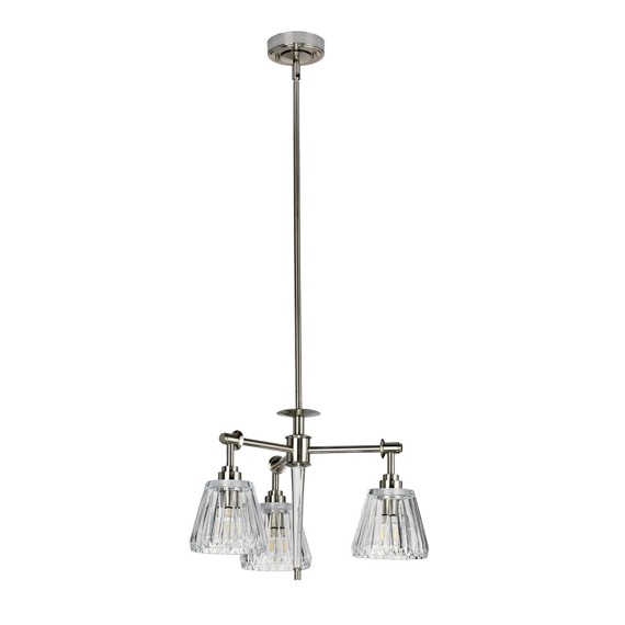 Lampa wisząca Elstead Lighting Agatha BATH/AGATHA3P BN