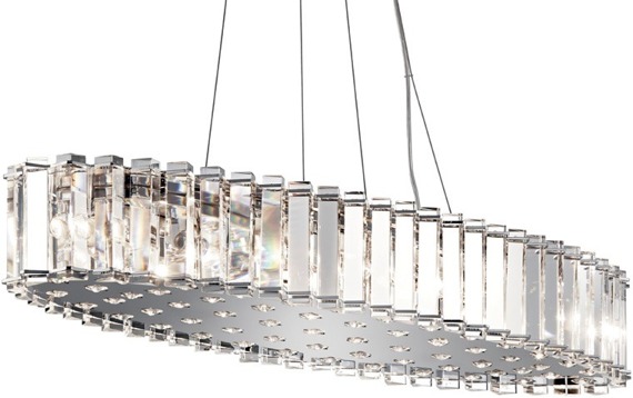 Lampa wisząca Elstead Lighting Crystal Skye KL/CRSTSKYE/I/L