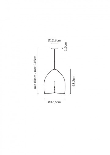 Lampa wisząca FABBIAN ORU F25 A01 03