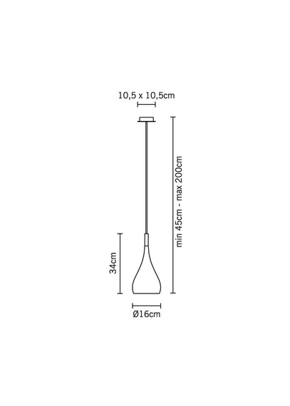 Lampa wisząca  Fabbian BIJOU D75 A05 02