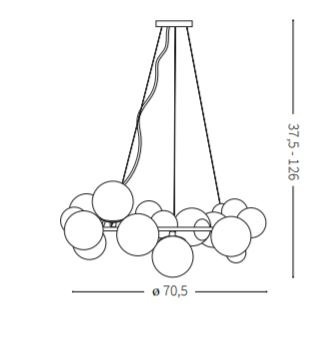 Lampa wisząca Ideal Lux DNA SP25