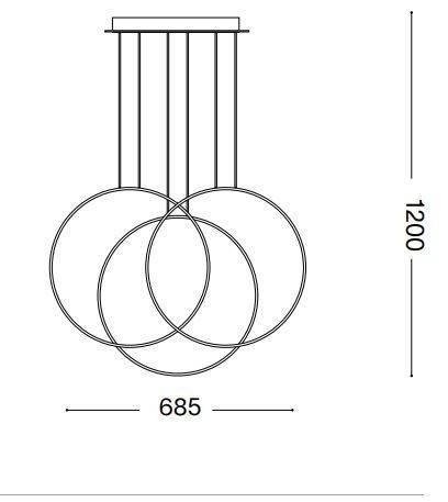 Lampa wisząca Ideal Lux Frame 269337