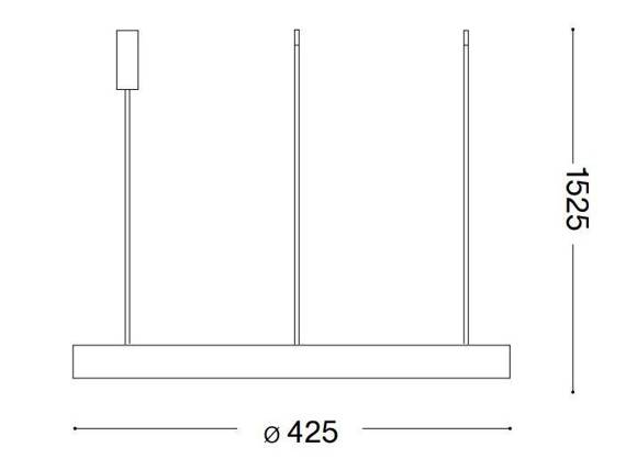 Lampa wisząca Ideal Lux Gemini D42 247229