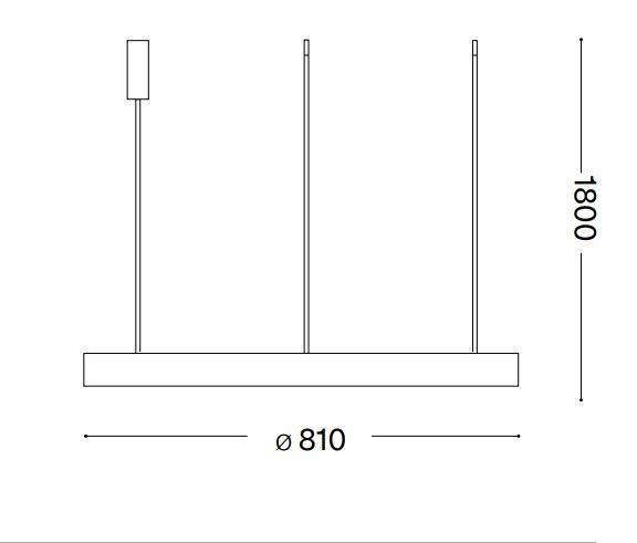 Lampa wisząca Ideal Lux Gemini D81 247274