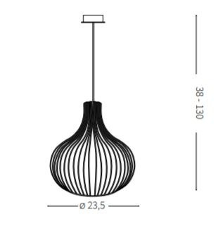 Lampa wisząca Ideal Lux Onion SP1 D23