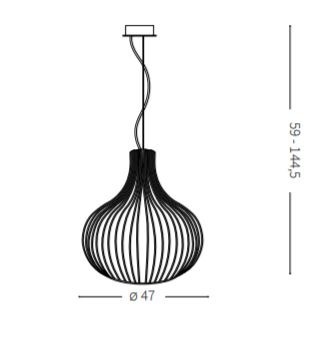 Lampa wisząca Ideal Lux Onion SP1 D48