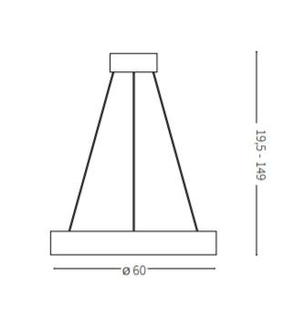 Lampa wisząca Ideal Lux Oracle SP1 D60