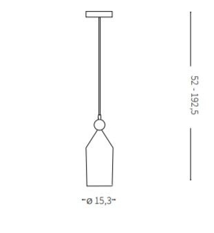 Lampa wisząca Ideal Lux Triade-1 SP1