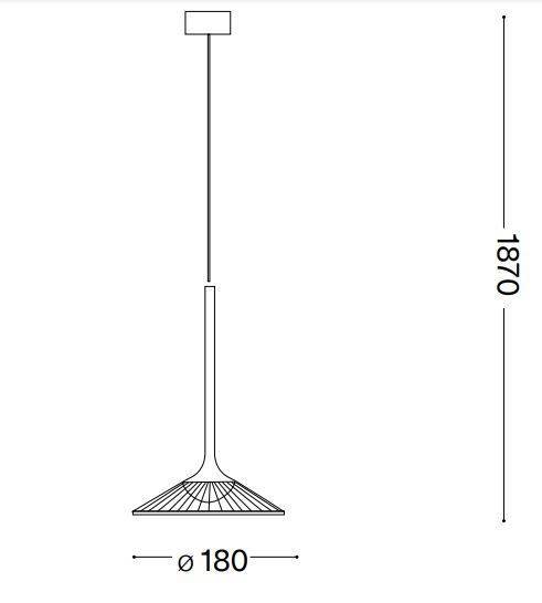 Lampa wisząca Ideal Lux Tristan 256436