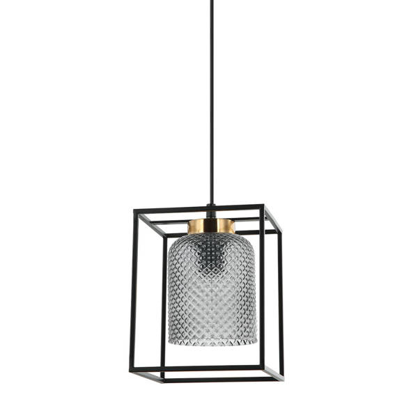 Lampa wisząca Italux SinellaPND-23231-1-BK+SG