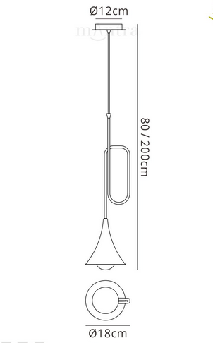 Lampa wisząca Jazz 5899 Mantra