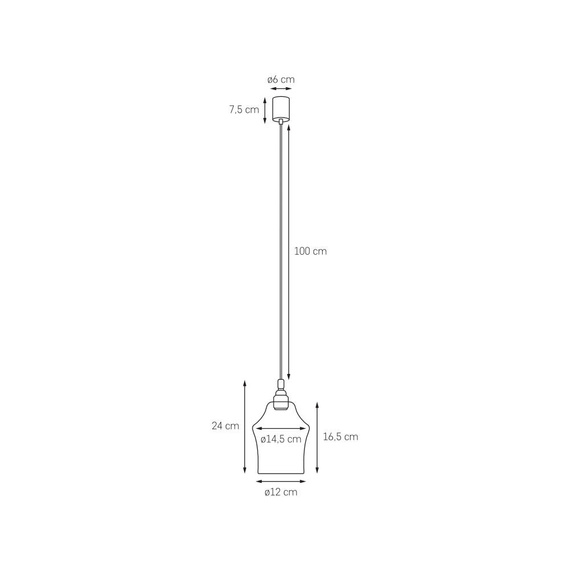 Lampa wisząca Kaspa 10137109 Longis