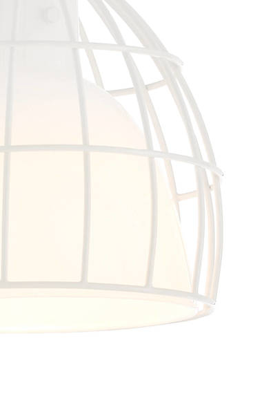 Lampa wisząca Kaspa Frame L 10344101 biały/biały/biały