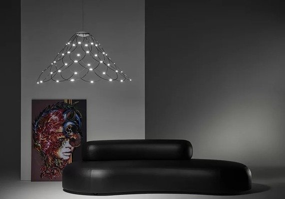 Lampa wisząca LED Sforzin Mrs Lamoi czarna