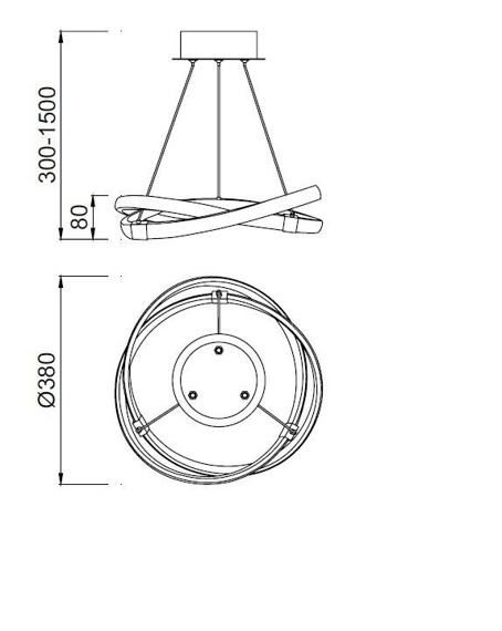 Lampa wisząca Mantra Infinity 5384