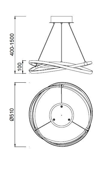 Lampa wisząca Mantra Infinity 5390