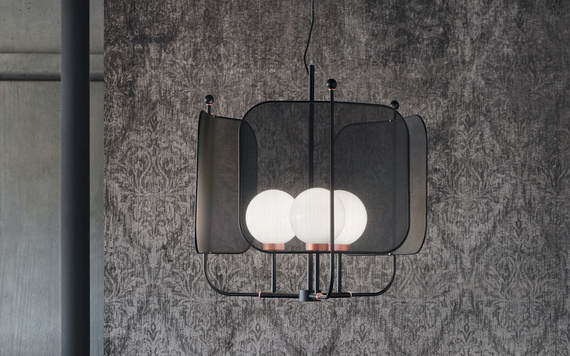 Lampa wisząca Masiero Papilio S3 G różowa