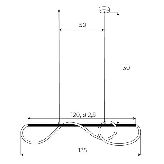 Lampa wisząca MaxLight Laguna P0512