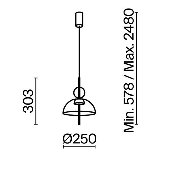 Lampa wisząca Maytoni Bangkok MOD185PL-L6B3K4