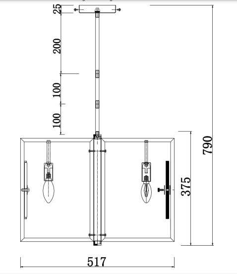 Lampa wisząca Maytoni MOD099PL-06G Marmo