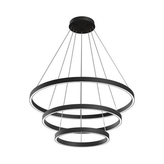 Lampa wisząca Maytoni Rim MOD058PL-L100B4K Czarna