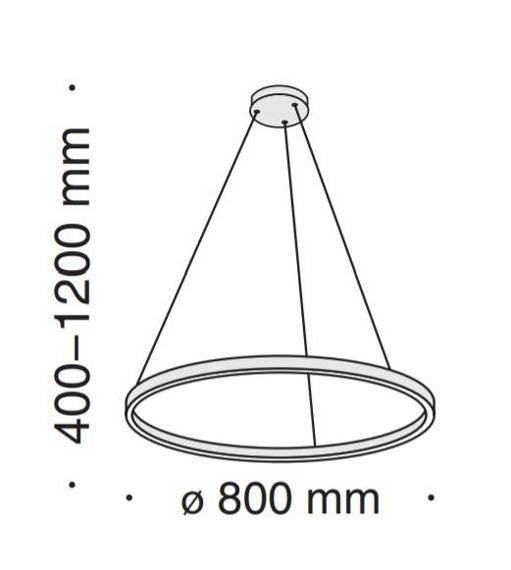 Lampa wisząca  Maytoni Rim MOD058PL-L42BS4K