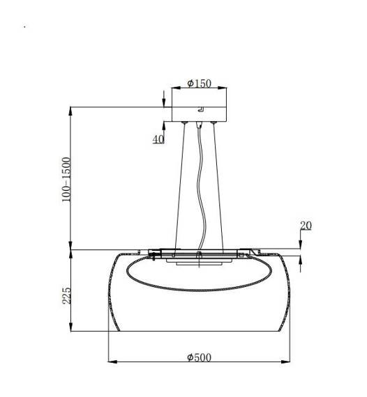 Lampa wisząca Maytoni Solen MOD073PL-L16B3K