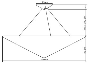 Lampa wisząca Next CAO MAO 120