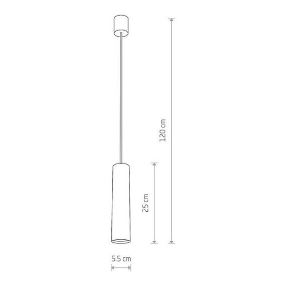 Lampa wisząca Nowodvorski EYE BLACK M 6840