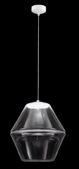 Lampa wisząca Ramko Molino 66339 Biała Transparentna