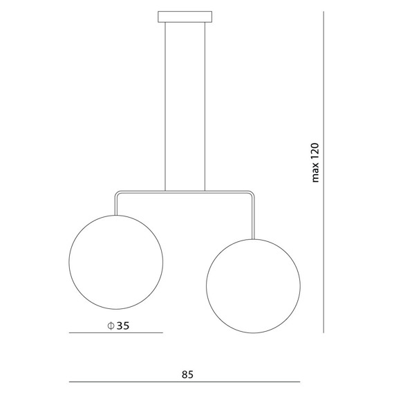 Lampa wisząca Ramko Retro 67770