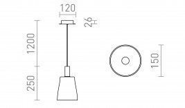 Lampa wisząca Redlux Bellini R13652