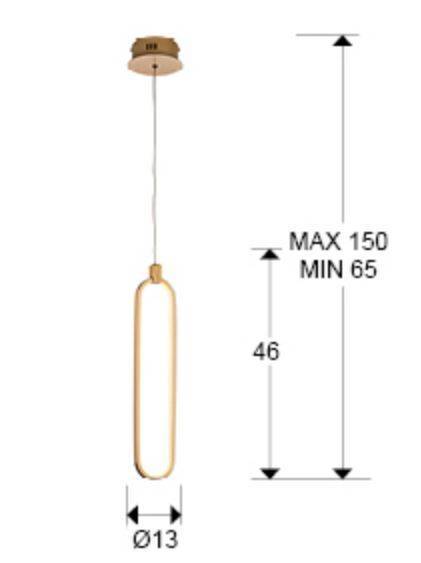 Lampa wisząca Schuller Colette 787130