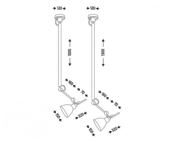 Lampa wisząca Shilo Daisen 5624 Biały