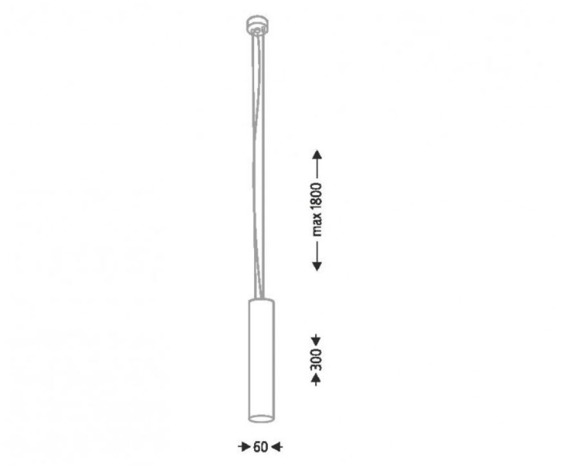 Lampa wisząca Shilo Noda 7641 Biały