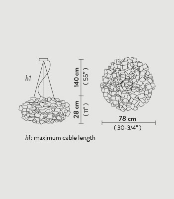 Lampa wisząca Slamp Clizia Large Mama Non Mama