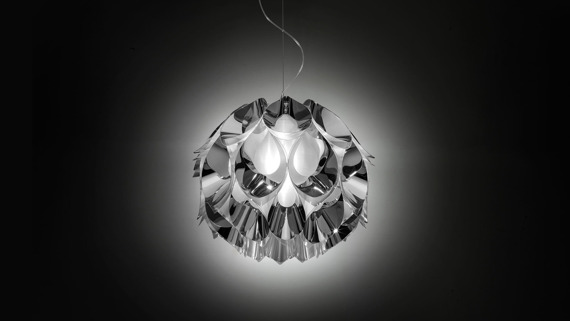 Lampa wisząca Slamp Flora Medium Silver