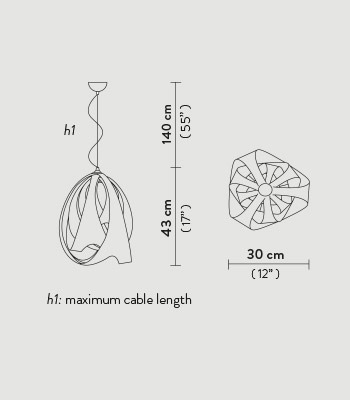 Lampa wisząca Slamp Goccia Opal