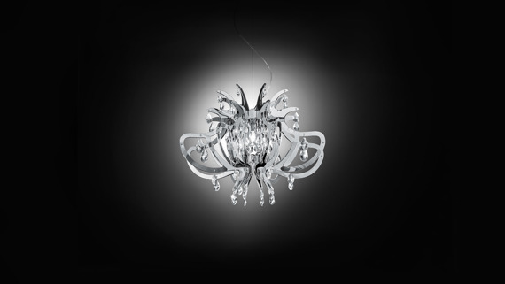 Lampa wisząca Slamp Lillibet Silver