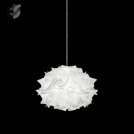 Lampa wisząca Slamp Veli Couture Mini Single z kablem transparentnym