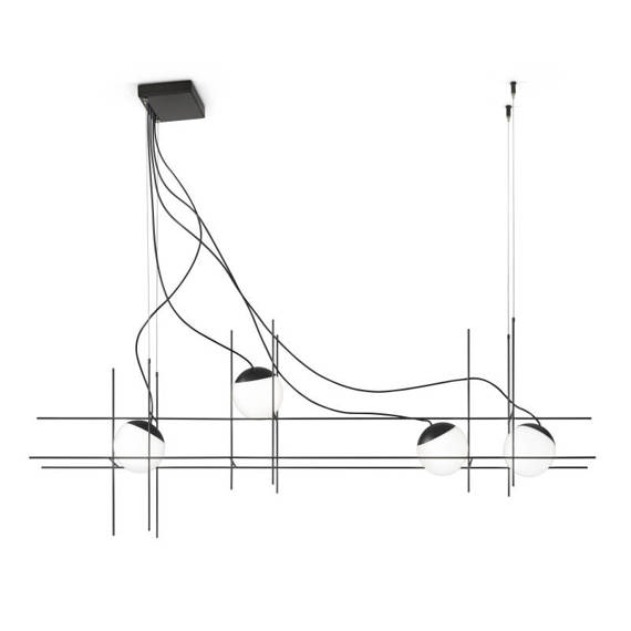 Lampa wisząca Vistosi Plot Frame PLOTFRAMESP4 BC/LU NEO